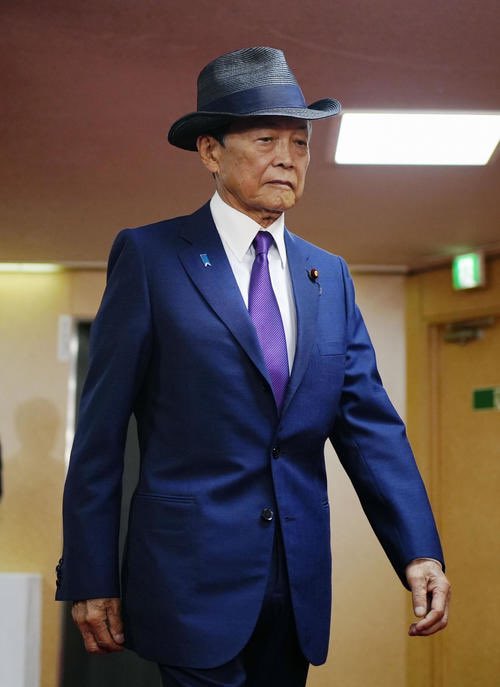 麻生太郎氏の写真